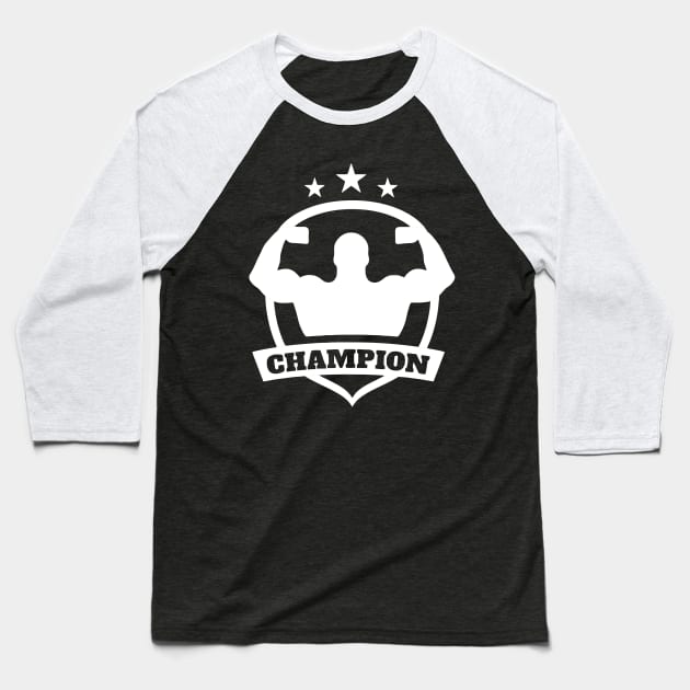 Champion Baseball T-Shirt by Ramateeshop